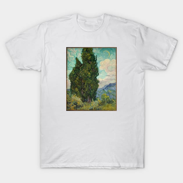 Cypresses T-Shirt by VincentvanGogh